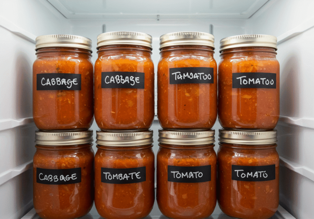 Cabbage and Tomato Detox Soup: A Cleansing Bowl to Burn Fat and Boost Energy 4 Cabbage and tomato detox soup meal prep jars