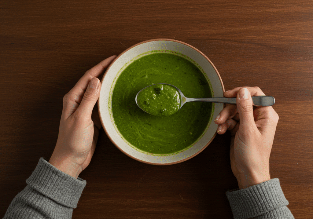 The Best Weight Loss Soups for Quick, Nourishing Results 3 Eating green weight loss soup