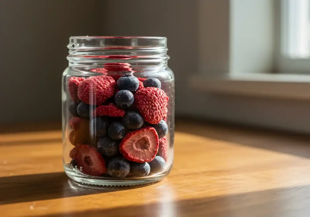 Freeze Dried Fruit for Weight Loss – A Real Chef’s Guide to Guilt-Free Sweet Cravings 3 freeze dried fruit for weight loss in glass jar