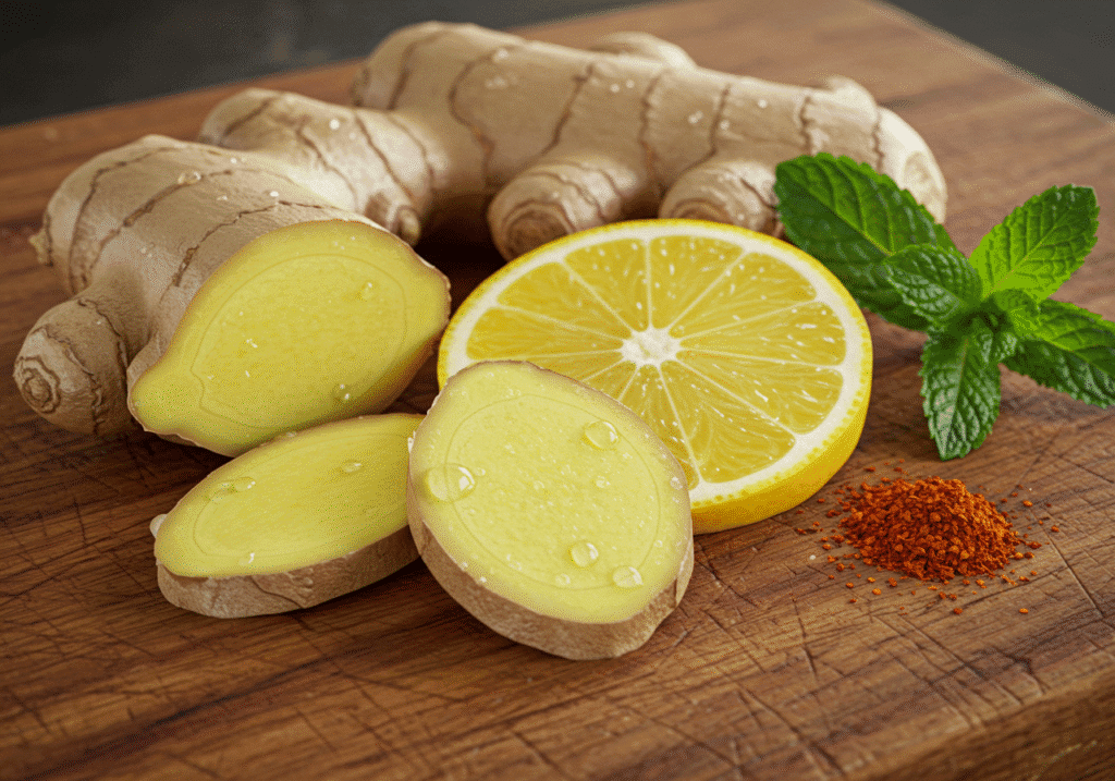 The Best Lemon Ginger Fat-Burning Tea Recipe for Natural Weight Loss 2 fat-burning tea ingredients ginger lemon cayenne