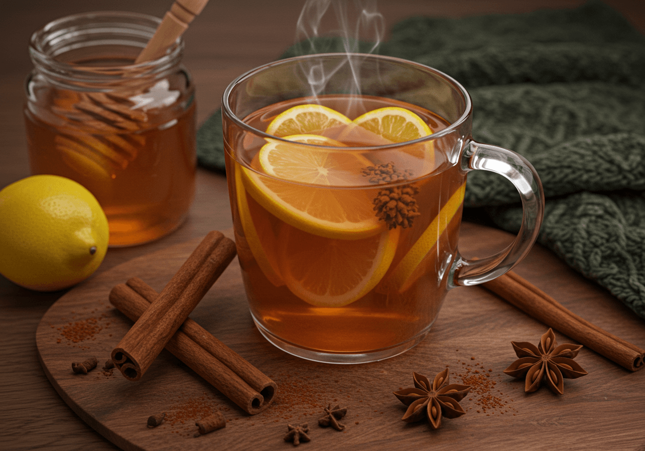 Homemade Cinnamon Detox Tea: 5 Powerful Benefits for Belly Fat and Bloating 1 Homemade cinnamon detox tea with lemon and honey