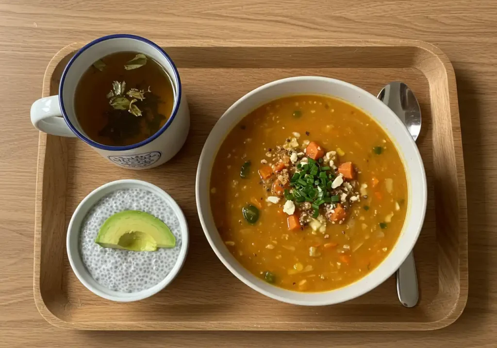 Chicken Kale Mounjaro Soup – Fat-Burning, Gut-Healing Meal You’ll Crave 4 Chicken kale soup balanced with Mounjaro-friendly sides